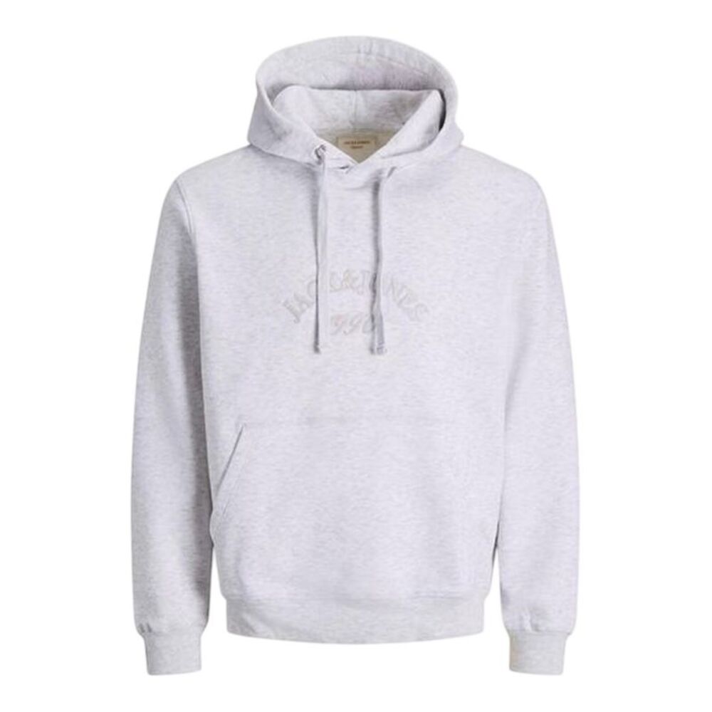 Jack And Jones Mens Logo Hoodie / Bright White